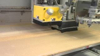 cutting laminate core on cnc [upl. by Leviralc]