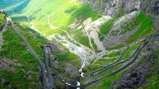 Trollstigen Norway famous serpetine mountain road Der Trollstigen in Norwegen [upl. by Dreda429]