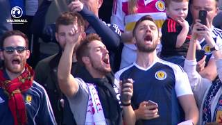 Flower of Scotland Scottish National Anthem  Scotland v England [upl. by Leribag]