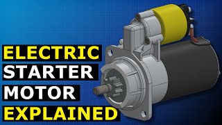 Starter Motor Explained  How a cars electric starter motor works [upl. by Riti131]