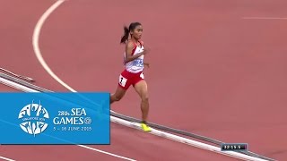 Athletics Womens 10000m Final Day 6  28th SEA Games Singapore 2015 [upl. by Mariquilla324]