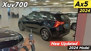 New Updated Mahindra Xuv700 Ax5 2024 ❣️ Xuv700 Ax5 Reallife Review 😍 [upl. by Raynor850]