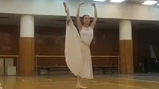 quotGisellequot adagio  Tatum Shoptaugh Principal of Slovak National Ballet 2019 studio rehearsal [upl. by Ramsay456]