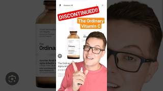 DISCONTINUED  The Ordinary Vitamin C What We Know shorts [upl. by Sherourd775]