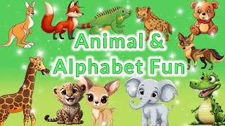 Alphabet Rhyme Time A to Z for Kids Fanta Cartoon With Alphabet [upl. by Imelida]