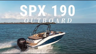 SPX 190 Outboard  Product Video  Sea Ray Boats [upl. by Akirahs]