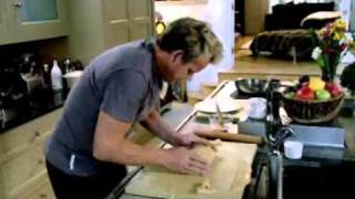 How to make your pastry parcel for salmon en croute  Gordon Ramsay [upl. by Ellebanna]