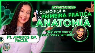 PRIMEIRA PRÁTICA DE ANATOMIA Como foi  MedampPerguntas 6 [upl. by Werd]