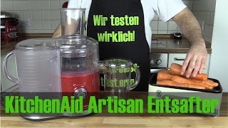 KitchenAid Artisan Entsafter im Test [upl. by Herc]