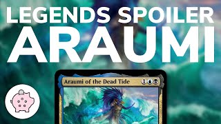 Araumi of the Dead Tide  EDH  Commander Legends Spoiler  MTG  Commander Quick Take [upl. by Adnim]