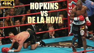 Bernard Hopkins vs Oscar De La Hoya  KNOCKOUT Boxing Fight  4K Ultra HD [upl. by Hays]