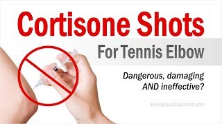 Tennis Elbow Treatment Mistakes Cortisone Shots  Most Damaging Way Of Treating Tennis Elbow Ever [upl. by Enelaehs77]