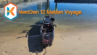 Kayaks2fish NextGen 12 Maiden Voyage [upl. by Knowling]