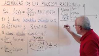 ASINTOTAS VERTICALES DE UNA FUNCION RACIONAL EJERCICIO  1 DE 4 [upl. by Horwitz]