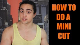 LOSE FAT WHILE BULKING HOW TO DO A MINI CUT [upl. by Eeruhs]