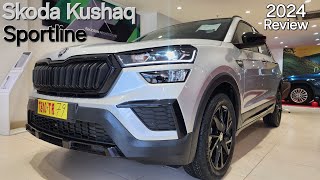 Skoda Kushaq Sportline 2024  Review [upl. by Larochelle]