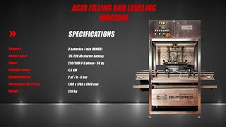 Acid Filling and Leveling Machine  FQ10 [upl. by Aramen]