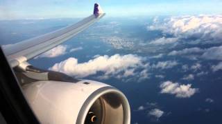 Inside Hawaiian Airbus A330200 from Honolulu [upl. by Audras]