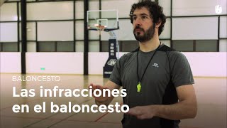 Las infracciones en el baloncesto  Baloncesto [upl. by Seidnac]