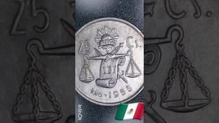 erialvacoins coin1953mexico25centavosmonedasraras octoberholidays [upl. by Accever]