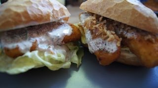 Fischburger  Rezept und Anleitung [upl. by Nodal]