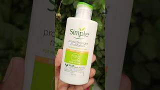 Simple kind to skin protecting light Moisturizer with SPF15 skincare youtubeshorts ytshorts [upl. by Ajroj]