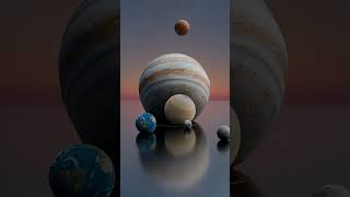 planet bouncing  Solar System Planet Size Comparison 3D animation planet universesizecomparison [upl. by Codding]