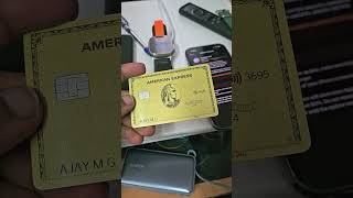 AMEX GOLD CHARGE CARD REVIEW shorts [upl. by Nylarat]