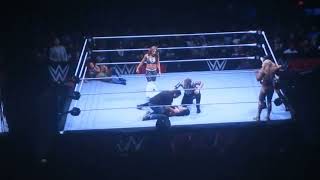 Paige Injured at WWE Live Holiday Tour Footage [upl. by Cibis103]