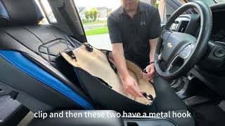 FREESOO Toyota Tacoma Seat Covers  Installation Video [upl. by Henig]