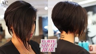 COMO FAZER CORTE SHORT BOB [upl. by Airad]