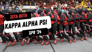 Kappa Alpha Psi  Zeta Beta Spring 24 Probate UNCUT [upl. by Odarbil]