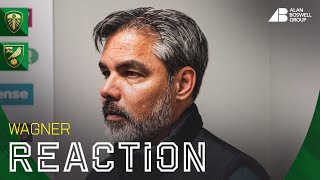 REACTION  Leeds United 40 Norwich City  David Wagner [upl. by Ael334]