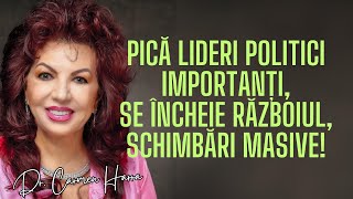 Carmen Harra  Pică lideri politici importanți se încheie războiul schimbări masive [upl. by Relyt609]