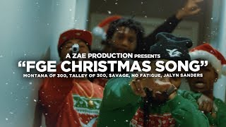 Montana Of 300 x avage x TO3 x Jalyn Sanders x No Fatigue “FGE CHRISTMAS SONG” [upl. by Nelon733]