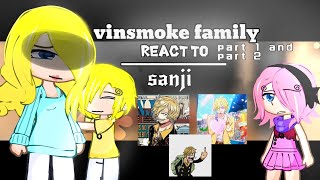 vinsmoke family react to sanji🚬 23  englishrussian • onepiece [upl. by Ignazio176]