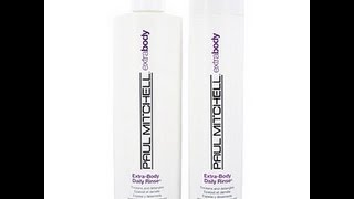 Hair  Shampoo amp Conditioner Review Paul Mitchell Extra Body  Eatin Chocolate [upl. by Kopaz]