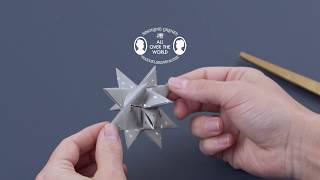 How to fold a Scandinavian Christmas Star Frobel Star  DIY by Søstrene Grene [upl. by Milda]