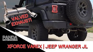 Turning up the Volume on a Jeep Wrangler JL  XForce Varex Valved Axle Back Exhaust Install amp Review [upl. by Conney]