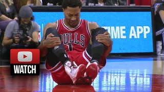 Derrick Rose Full Highlights at Raptors 20141113  20 Points Injury Again [upl. by Ojimmas]