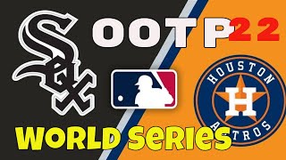 OOTP22 1994 White Sox POSTSEASON WORLD SERIES Games 1 amp 2  Ep11 [upl. by Rosa]