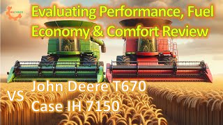 The Ultimate Guide for Farmers Compare John Deere T670T670i vs Case IH 7150 Axial Flow farming [upl. by Rosenbaum359]