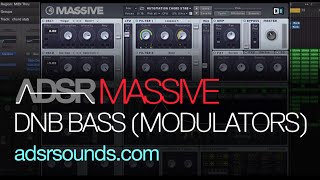 NI Massive Tutorial  DnB Bass Using Stepper and Performer [upl. by Altman114]