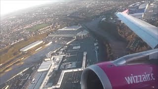 Wizzair Airbus A320232  London Luton to Budapest Full Flight [upl. by Liahcim]