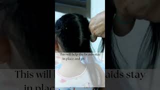 Adding Beads to Flat Twist Braids for Extra Cuteness A StepbyStep Guide [upl. by Phillips]