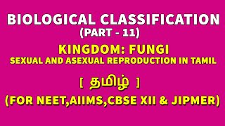 Fungi Reproduction in Tamil  Biological Classification in Tamil 11 [upl. by Colligan]