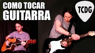 Aprende como tocar guitarra fácil rápido y gratis en TusClasesDeGuitarracom TCDG [upl. by Darooge711]