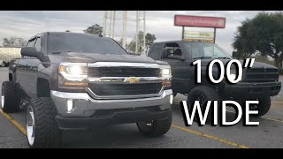 2016 Silverado on 22x14s  WIDEST BOWTIE IN THE SOUTH [upl. by Jarred]