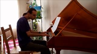 François Couperin 3e Ordre  La Ténébreuse Allemande John Moraitis spinet [upl. by Uol879]