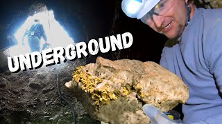 SCREAMER IN THE WALL  Metal Detecting Gold in an Abandoned Mine [upl. by Yelssew580]